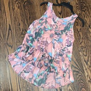 (3/$22) Multicolored Peplum Top